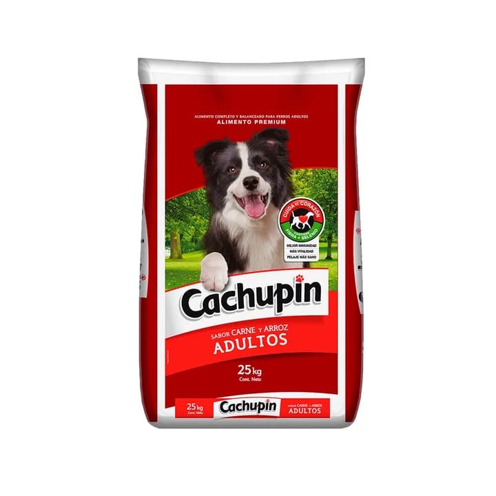 Cachupin Adulto Carne Arroz 25kg